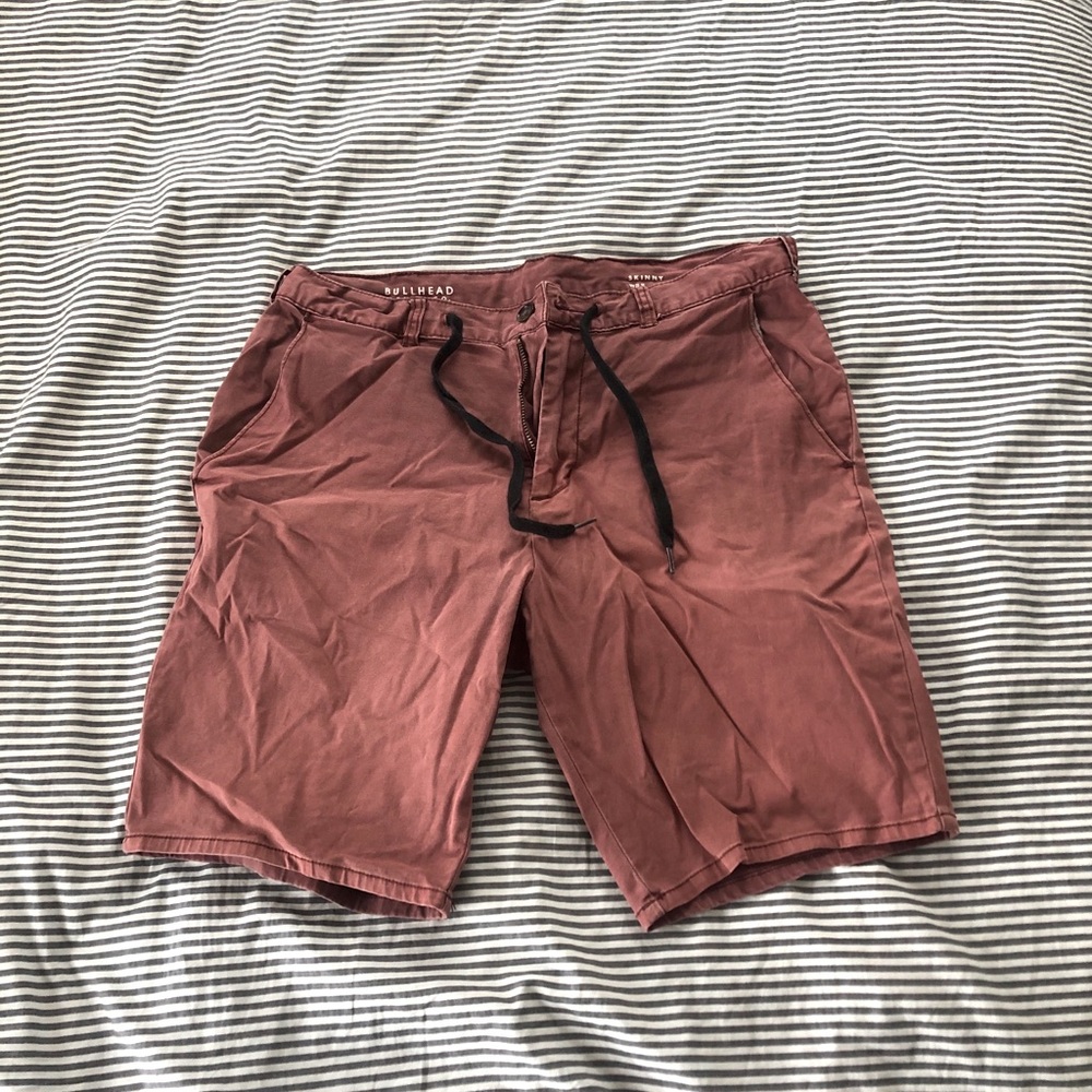 Bullhead skinny shorts - rust